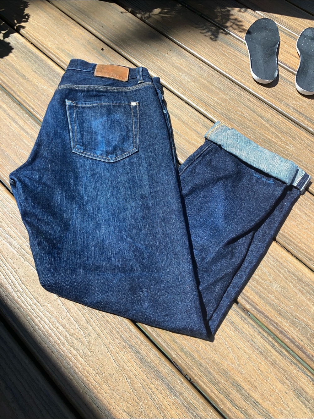 BALDWIN Men's Indigo THE REED  Straight Leg Jeans